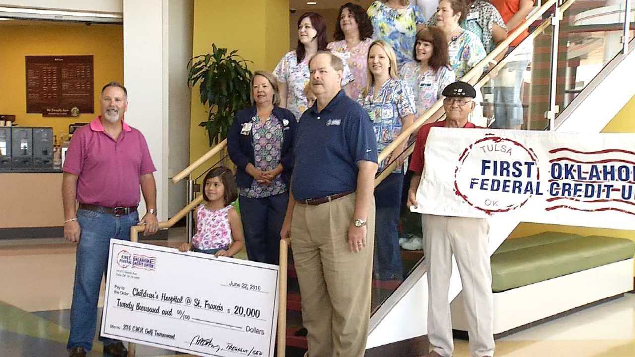 Tulsa Credit Union Donates To Saint Francis Children's Hospital