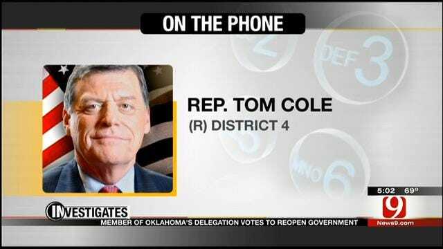 Oklahoma Congressman Among Those Who Voted To Reopen Government
