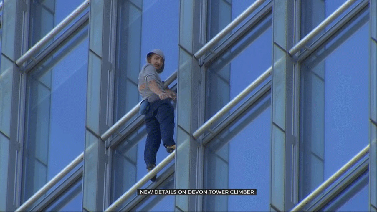 New Video Surfaces Of Devon Tower Climber Beginning His Trek To The Building's Top