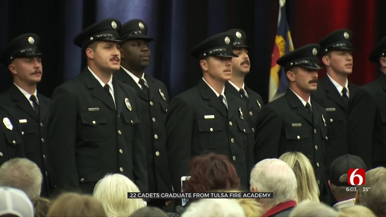 Tulsa Fire Department Welcomes 22 Cadets In Graduation Ceremony