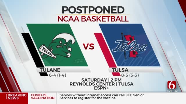TU-Tulane Game Postponed Due To COVID-19