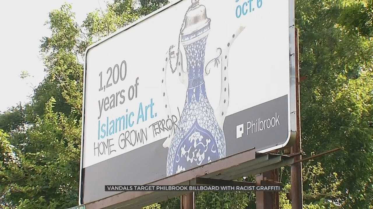 Tulsa Billboards Vandalized With Apparent Anti-Islamic Phrase