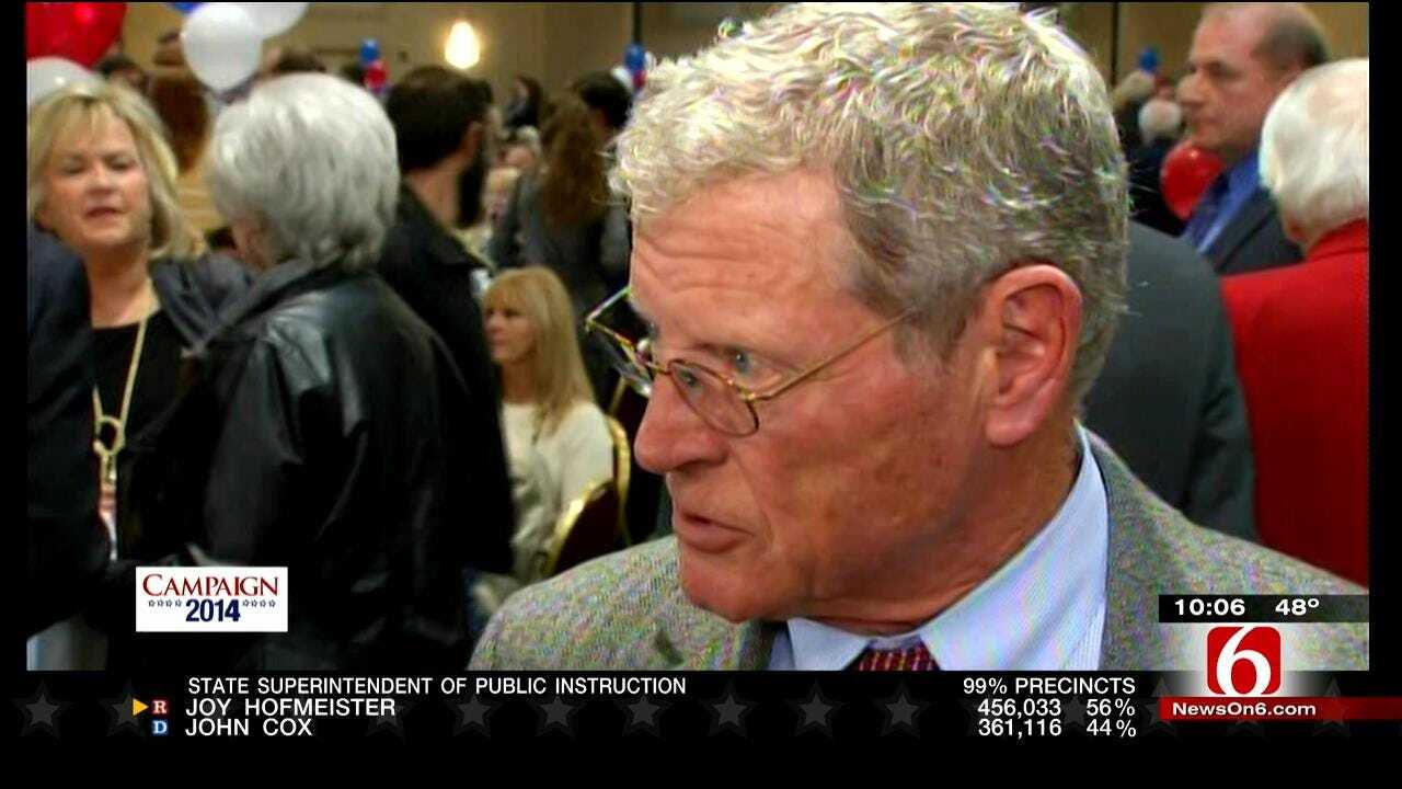 AP: Senator Jim Inhofe Easily Wins Re-Election