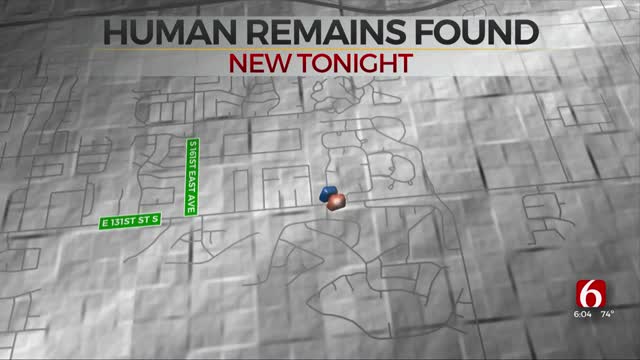 Human Remains Found In Broken Arrow, TCSO Says