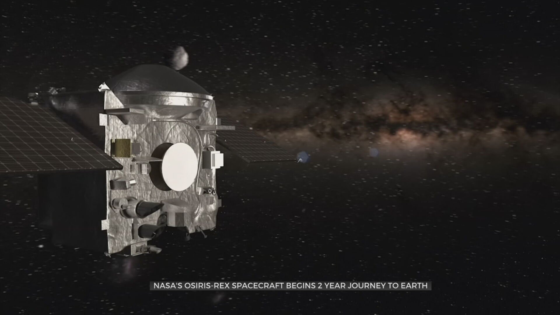 NASA’s Osiris-Rex Spacecraft Begins 2-Year Journey To Earth 