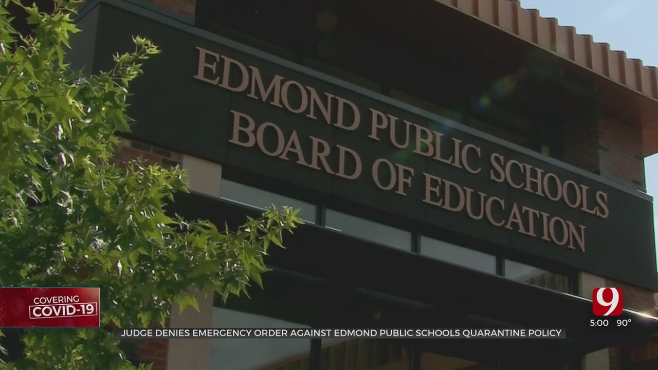 Judge Denies Temporary Restraining Order Proposed By Parents Of Edmond Students 