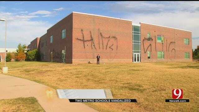 District, Students Upset After Finding Graffiti On Two Metro Schools