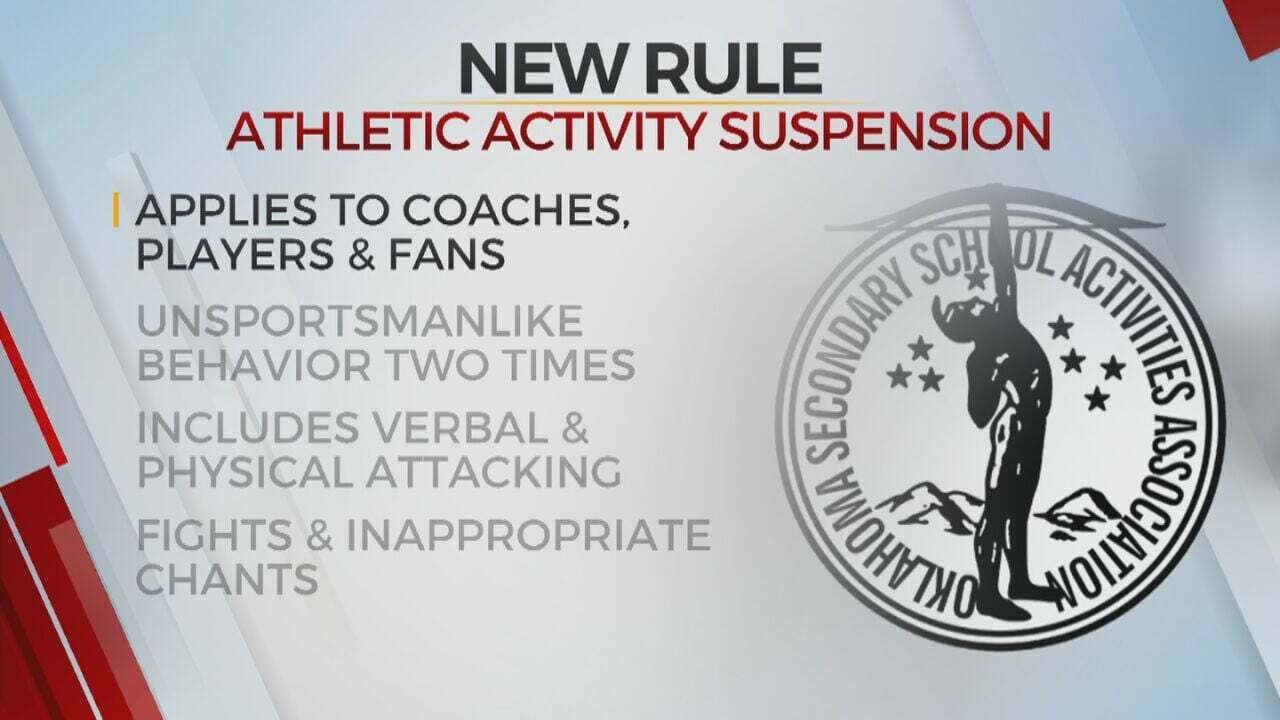 Oklahoma Secondary School Activities Association Enacts New Rule To Improve Behavior At Athletic Events 