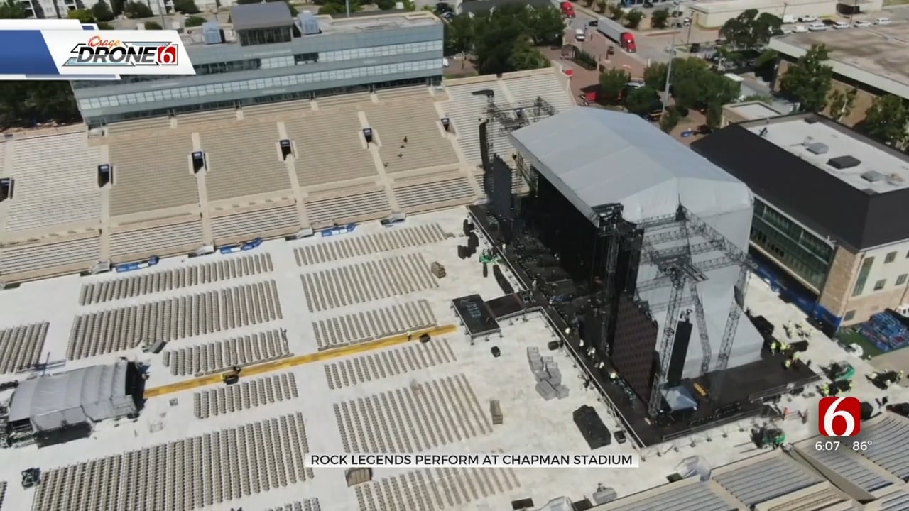 Def Leppard, Motley Crue, And Alice Cooper Rock TU's Chapman Stadium For Tulsa Concert