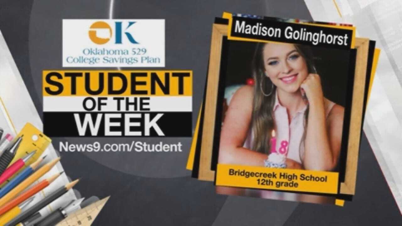 Student Of The Week: Madison Golinghorst From Bridge Creek High School