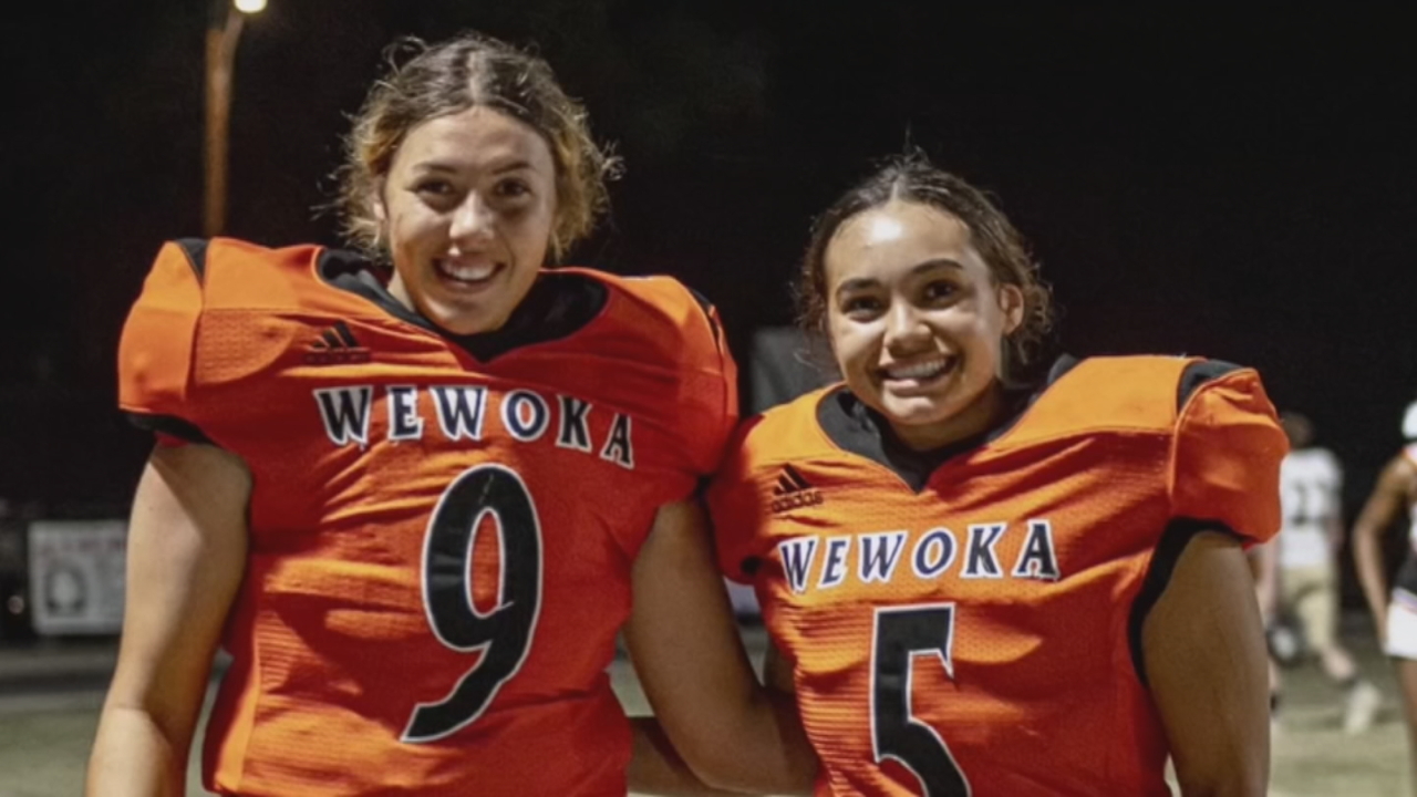 Two Wewoka Senior Girls Play In High School Football Game To Save Team From Forfeit