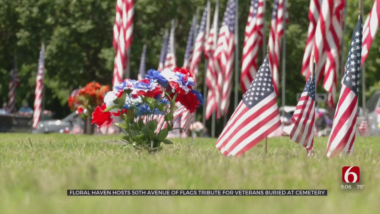 Floral Haven Funeral Home Hosts 50th 'Avenue Of Flags' Tribute