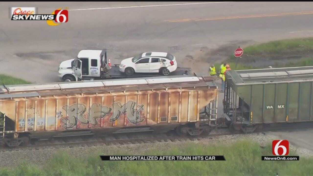 OHP: Inattentive Driver Crashes Into Train, Receives Minor Injuries