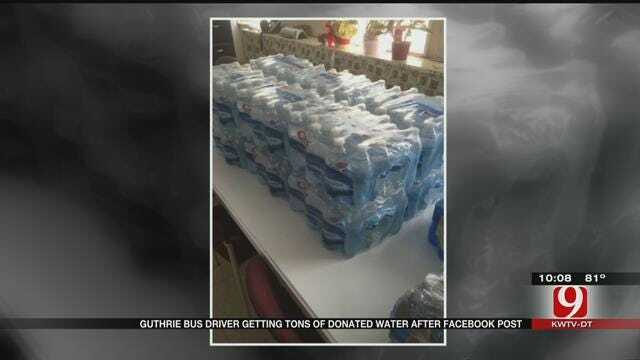Guthrie Bus Driver Receives Support After Facebook Post Asking For Bottled Water