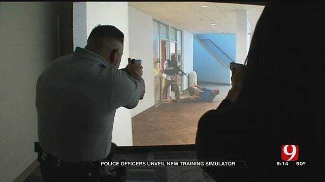 MWC Police Department Unveils New Training Simulator