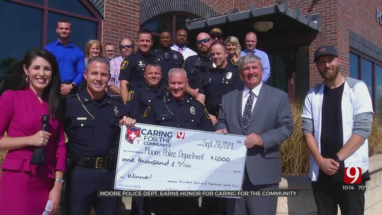 Caring For The Community: Moore PD Honored