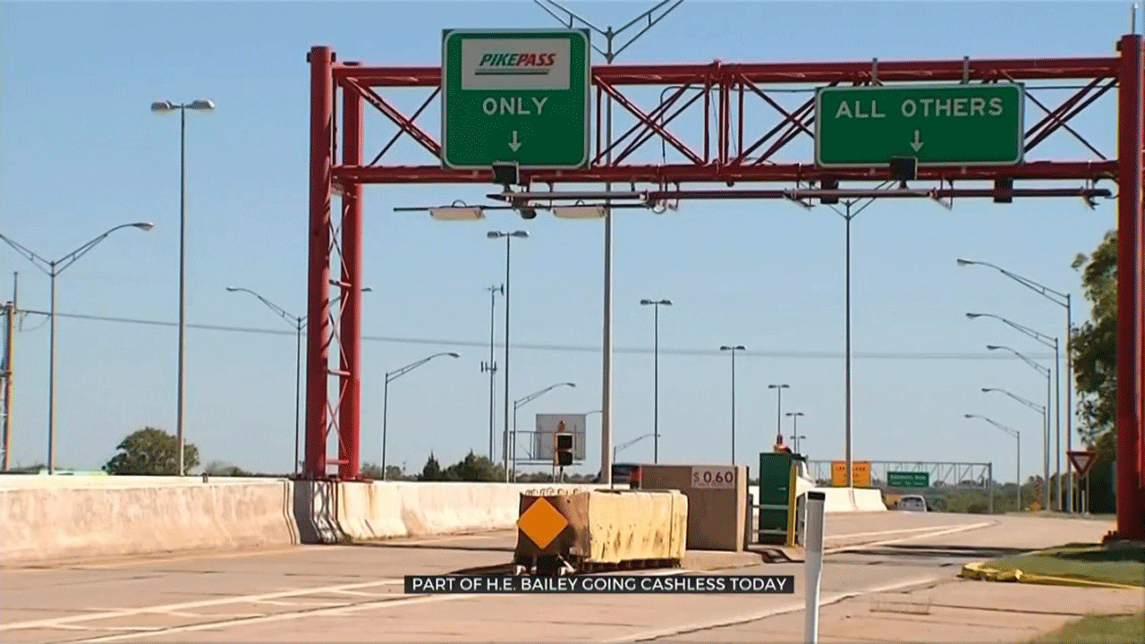 Portions Of H.E. Bailey Turnpike Begin Cashless System