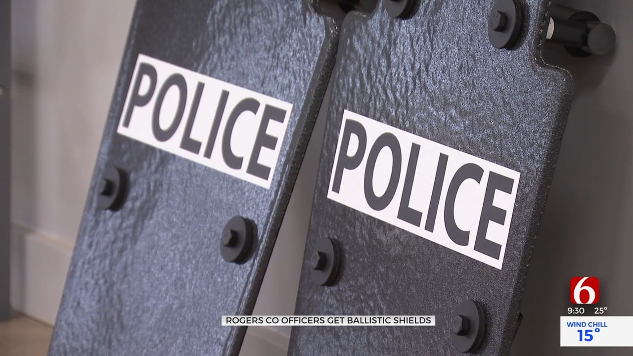 Nonprofit Helps Provide Ballistic Shields To Every Agency In Rogers County