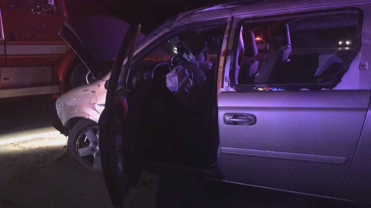 Gary Kruse: TU Students Escape Serious Injury In Minivan Wreck