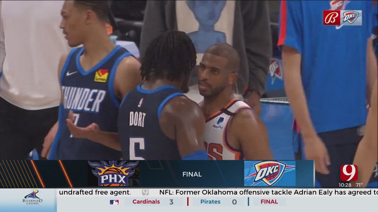 Thunder Squares Off With Chris Paul And The Suns