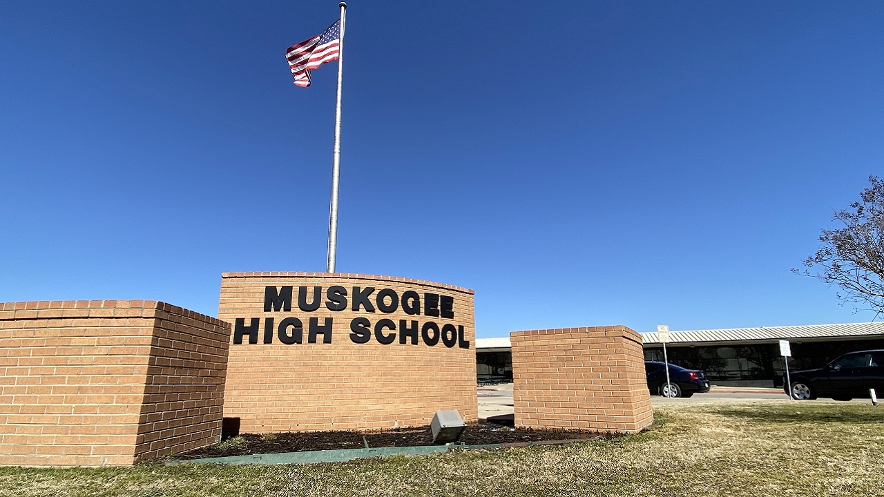 Muskogee High School Moves To Virtual Learning After Campus Water Line Break