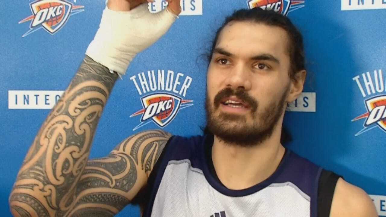 WATCH: Steven Adams Talks About His Potential Game-Tying Dunk In Loss To Hawks