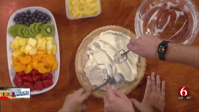 Fruit Pizza Perfect For 4th Of July