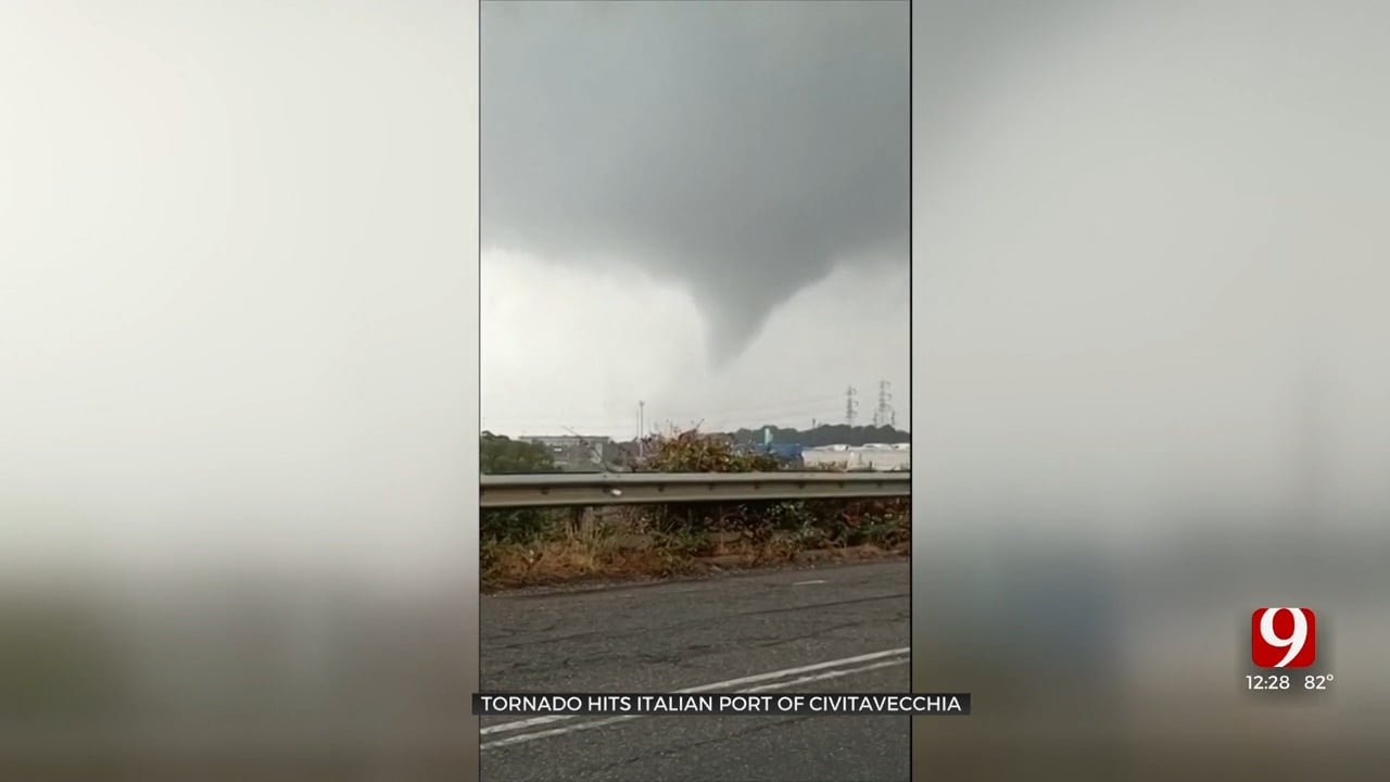 Caught On Camera: Tornado Hits Italy Tourist, Navy Hub Near Rome