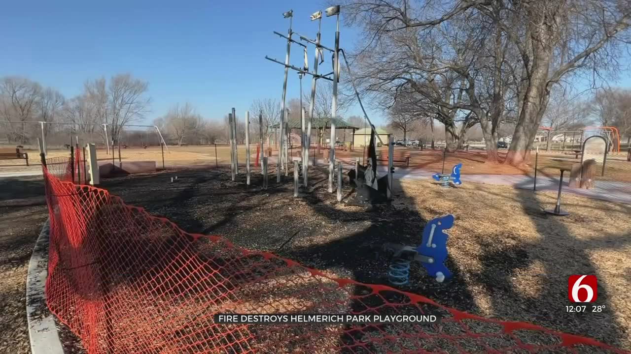 Investigators Looking Into Cause Of Fire At Tulsa Playground