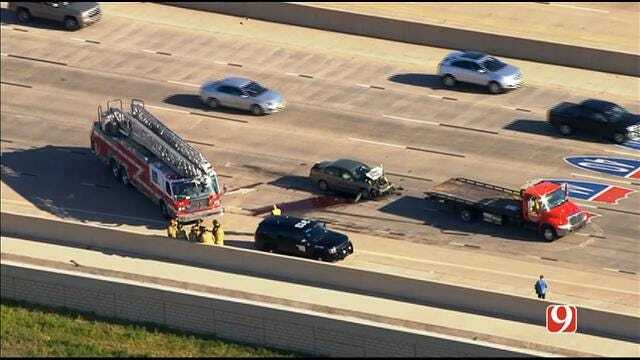 WEB EXTRA: Crews Respond To Multi-Vehicle Accident In NW OKC