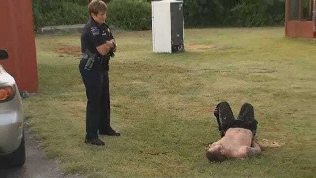 WEB EXTRA: Video From Scene Of Hog-Tied Man