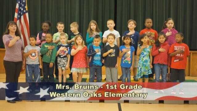 Mrs. Bruins' 1st Grade Class At Western Oaks Elementary School
