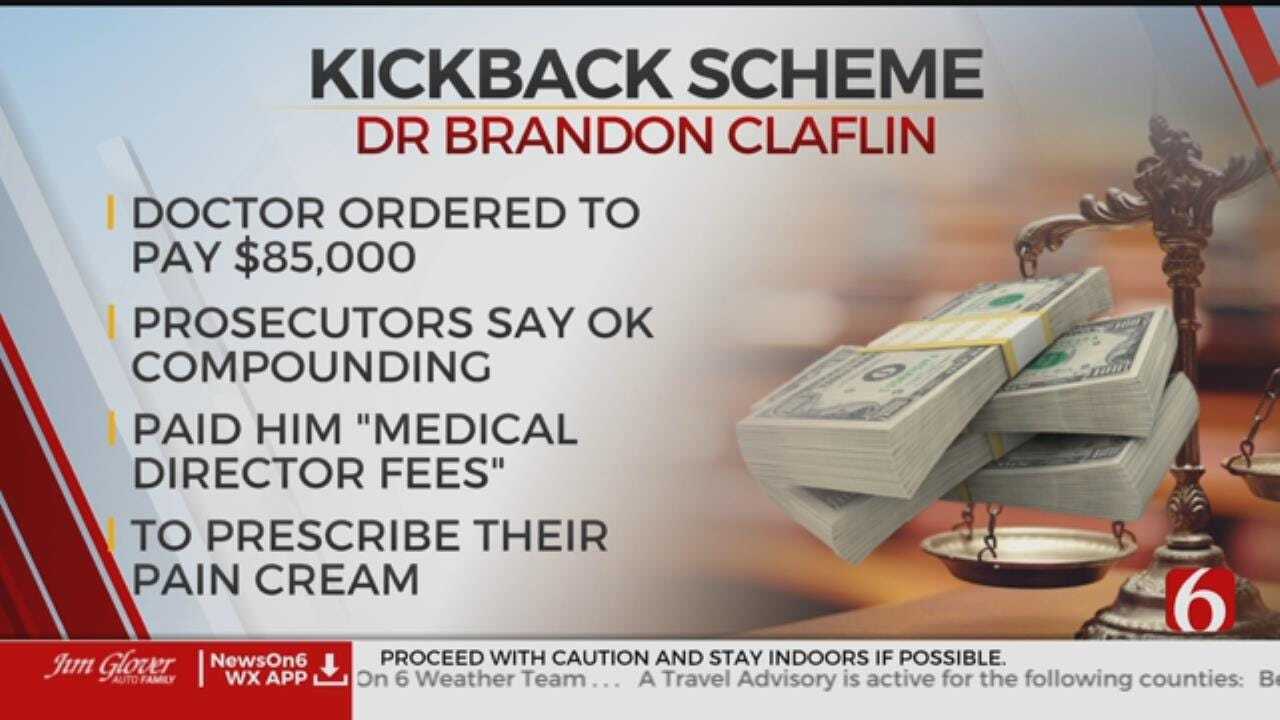 Tulsa Doctor Owes Nearly $85K For Allegedly Accepting Illegal Kickbacks