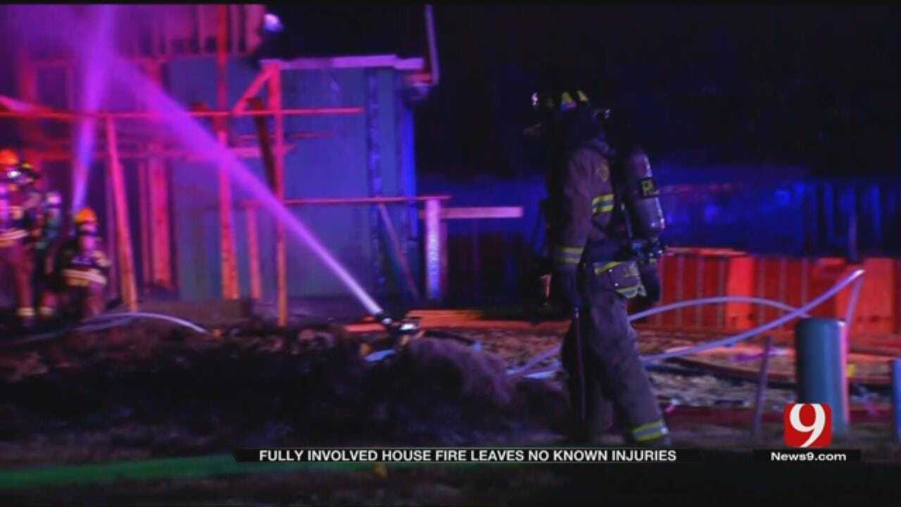 OKC Fire Department Responds To House Fire In Nichols Hills