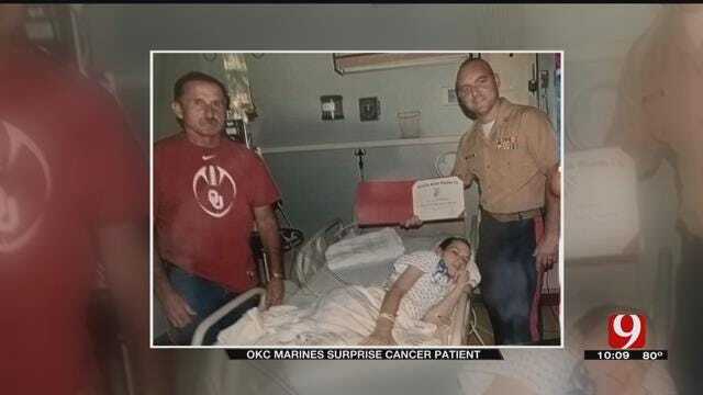 OKC Marines Surprise Cancer Patient