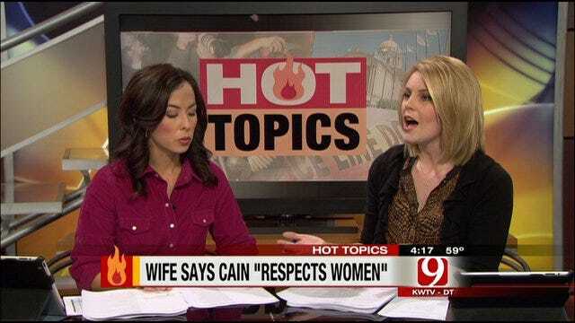Hot Topics: Herman Cain's Wife Speaks Out