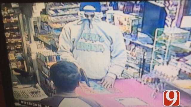 WEB EXTRA: Surveillance Footage From One Of The Overnight Armed Robberies
