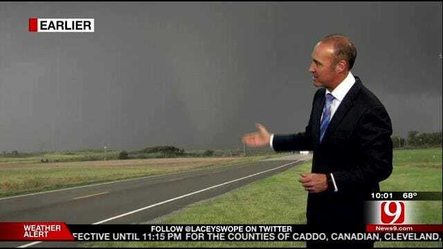 Multiple Tornadoes, Hail Reported In Western Oklahoma
