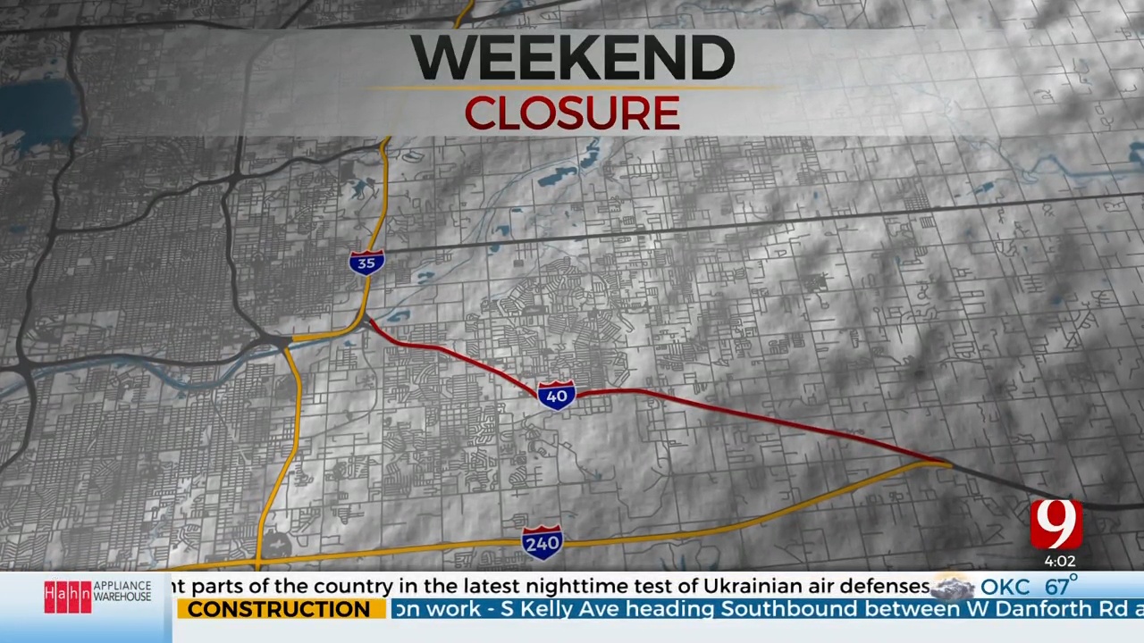 I-40 Shutdown In Oklahoma City This Weekend: How It Impacts You