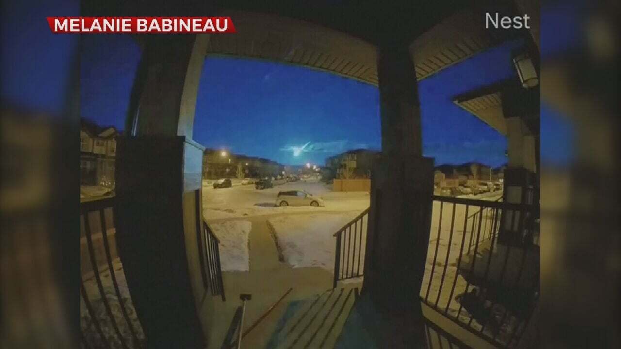 Watch: Bright Meteor Spotted Over Alberta, Canada