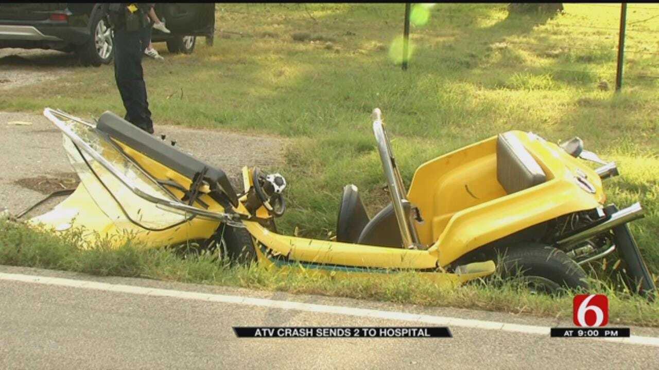 Two Sent To Hospital After Dune-Buggy Crash