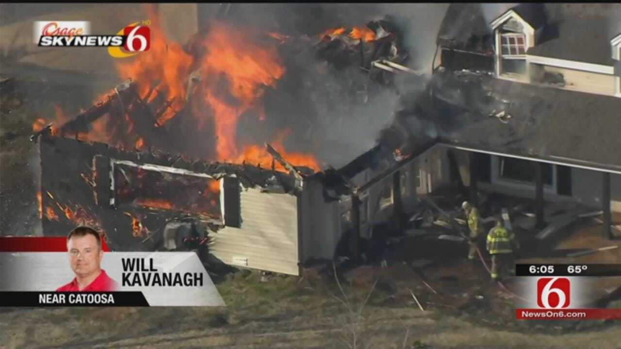 Osage SkyNews 6 HD: Catoosa House Fire