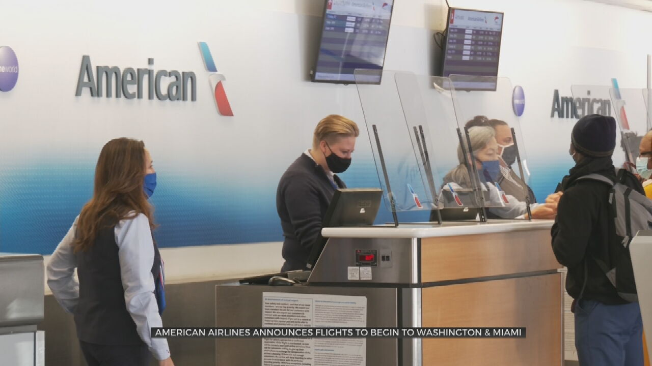 American Airlines Announces New Nonstop Service From Tulsa To D.C., Miami
