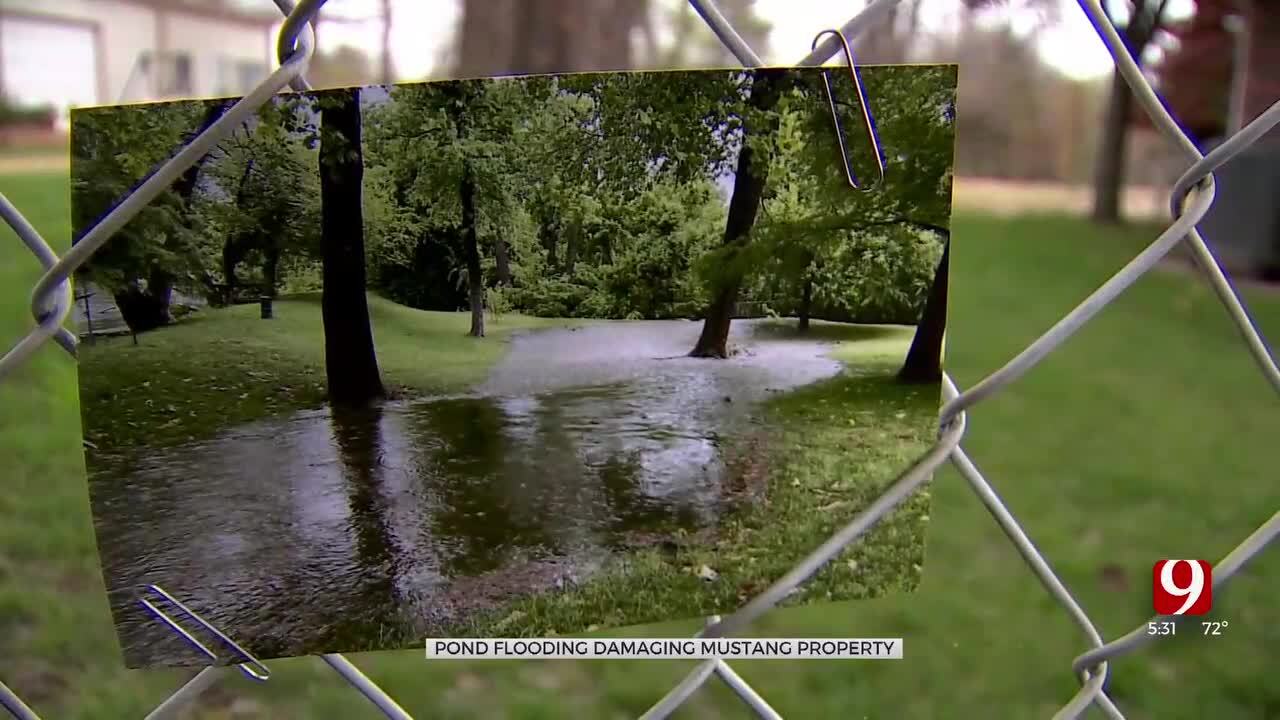 Mustang Woman Desperate To Fix Backyard Flooding Issue