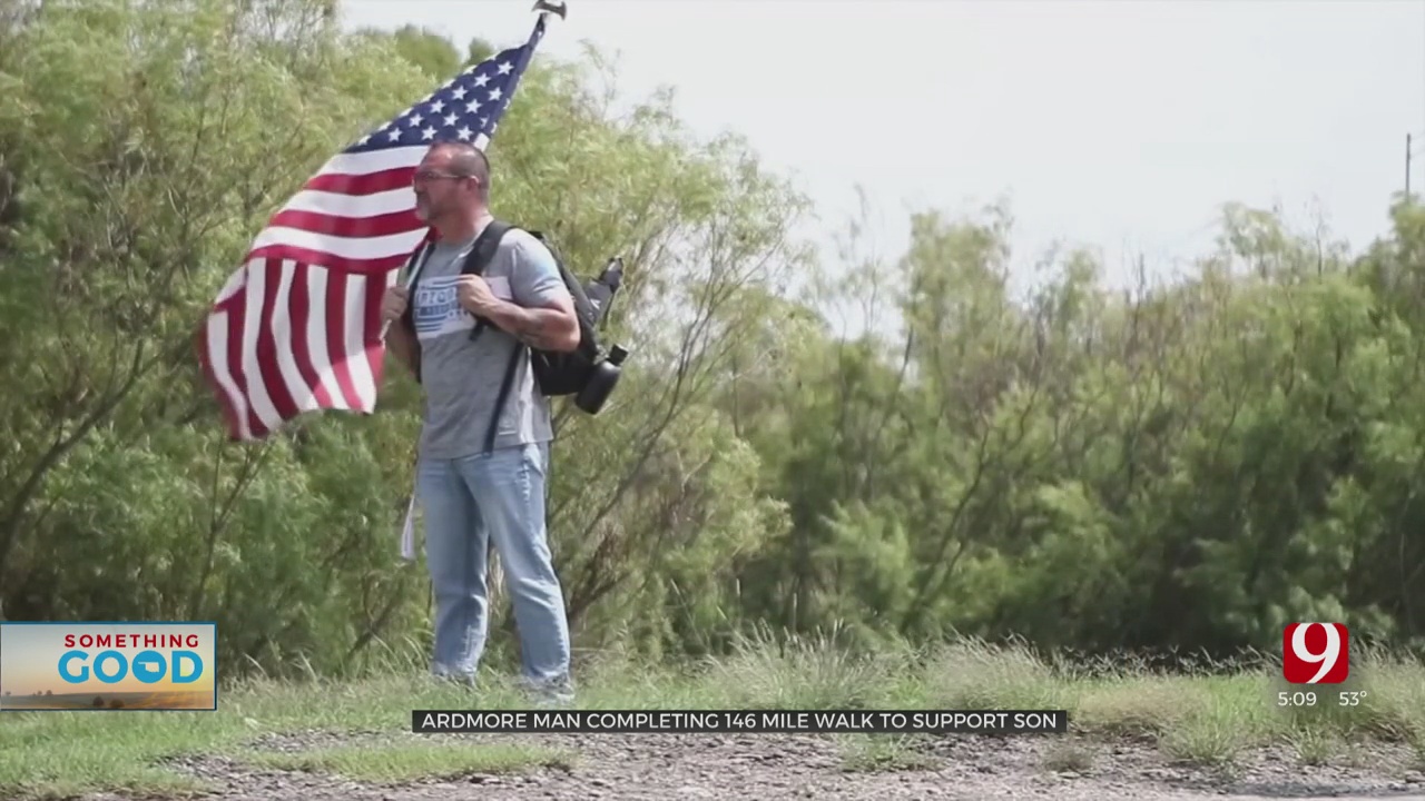 Oklahoma Man Treks 146-Mile Walk In Support Of Marine Recruit Son