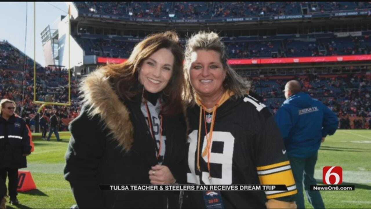 Tulsa Teacher Wins Ultimate Pittsburgh Steeler Fan Experience