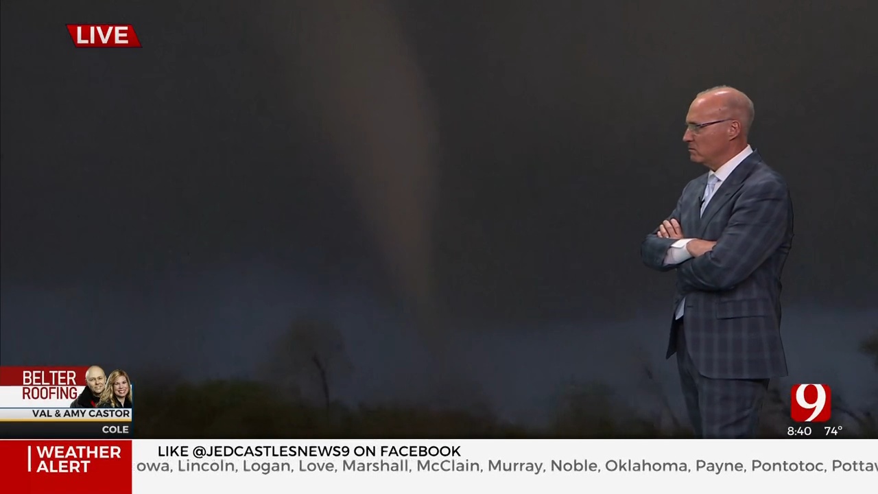 'This Thing Has Been Persistent': News 9's Val And Amy Castor Track Tornadoes In Cole