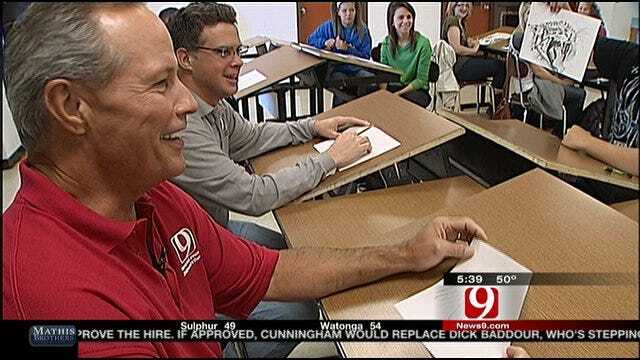 Road Trip Oklahoma: Stan, Jed Get Artistic At Tuttle High School