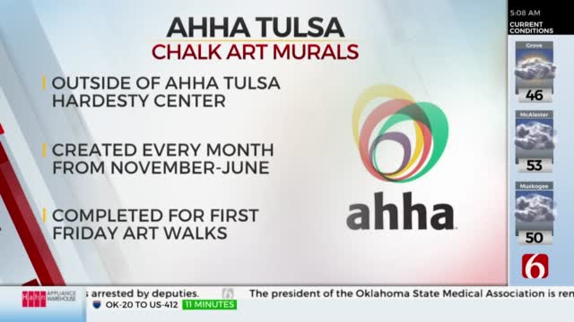 Ahha Tulsa To Host "Messages Of Hope And Reconciliation" Chalk Art Mural Series