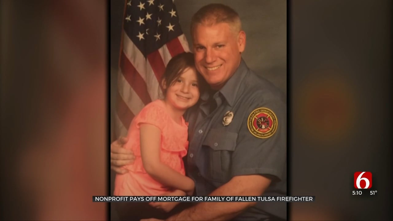 Nonprofit Pays Off Mortgage For Family Of Fallen Tulsa Firefighter